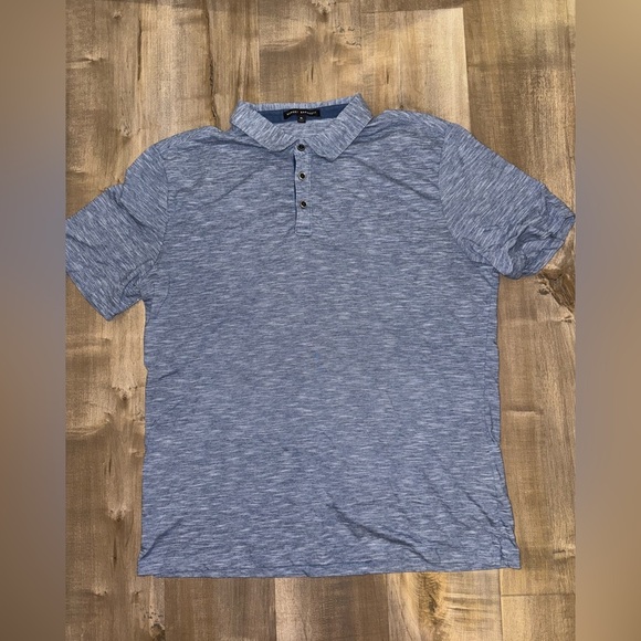 Robert Barakett Men’s Polo Bundle (2 total) Heathered Blue & Black Size XL - Picture 4 of 9